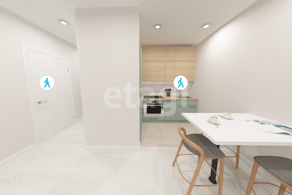 Продаётся 1-комнатная квартира, 39.3 м²