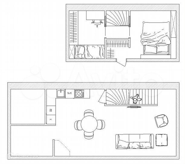 Продаётся 2-комнатная квартира, 73 м²