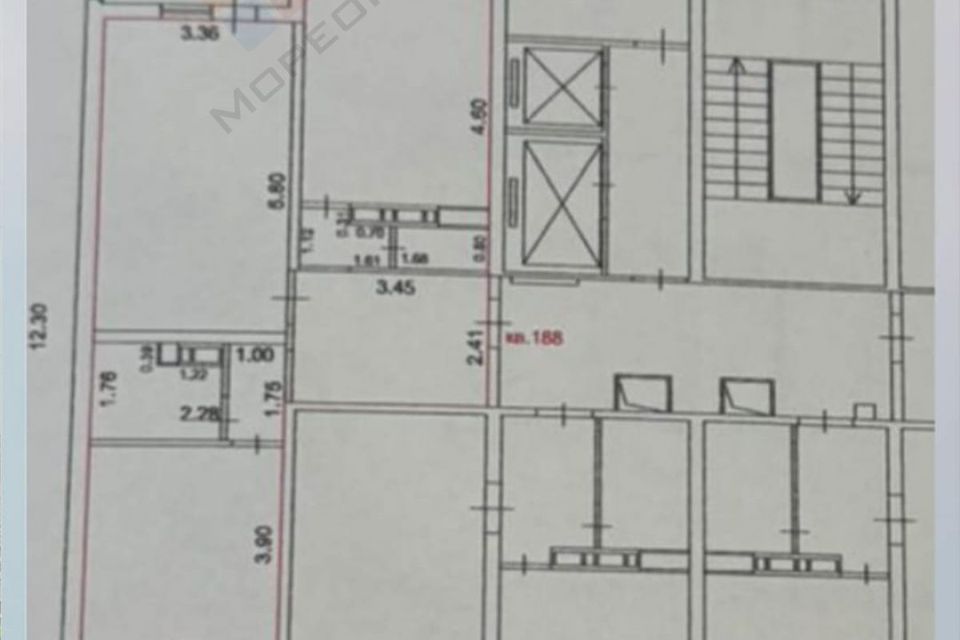 Продаётся 2-комнатная квартира, 64.6 м²