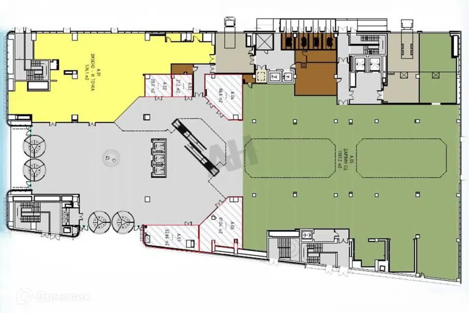 Сдаётся помещение своб. назначения, 2700 м²