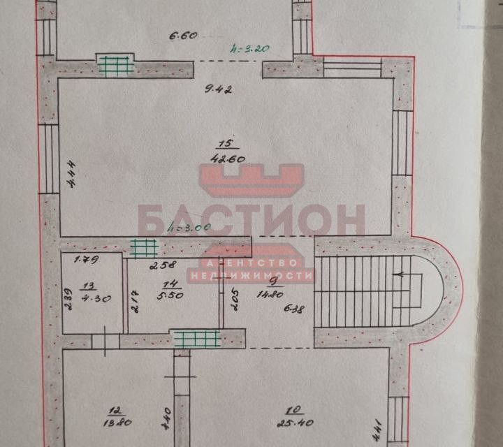 Продаётся 3-этажный дом, 388.3 м²