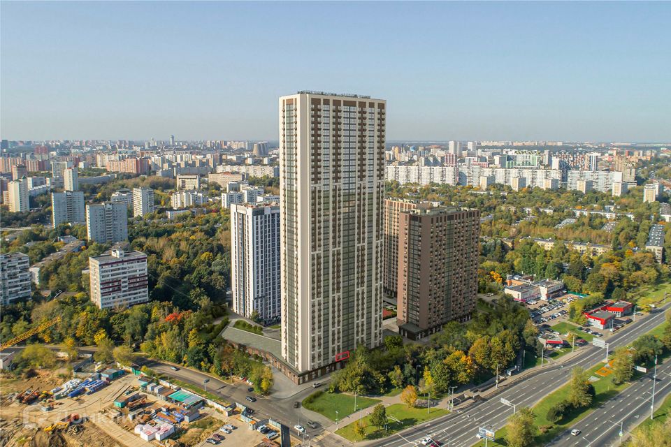 Продаётся 1-комнатная квартира, 45.6 м²