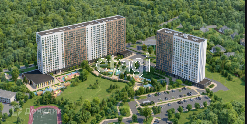 Продаётся 3-комнатная квартира, 60.7 м²