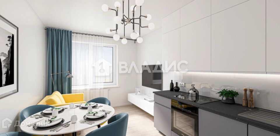 Продаётся 2-комнатная квартира, 54.16 м²