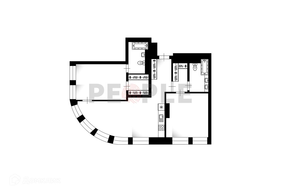 Продаётся 3-комнатная квартира, 94.5 м²