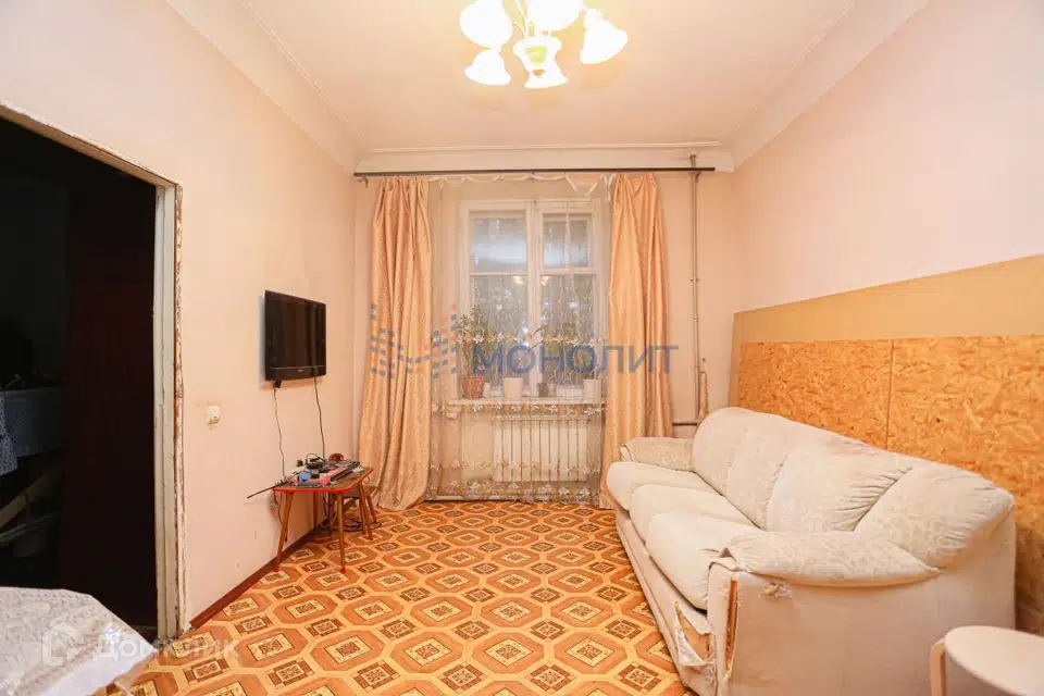 Продаётся 3-комнатная квартира, 62.8 м²