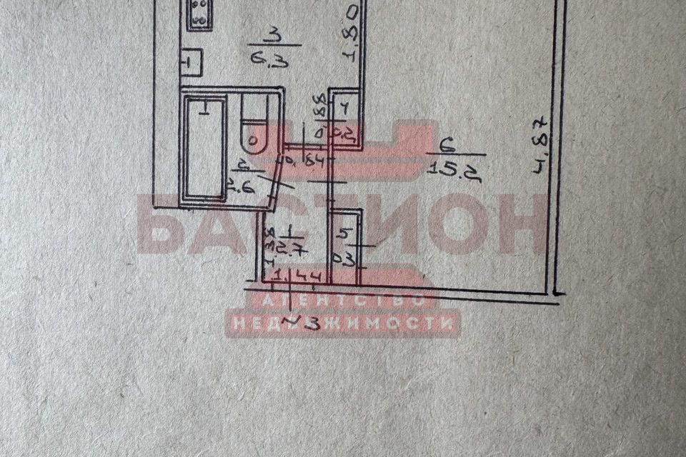 Продаётся 1-комнатная квартира, 27.8 м²