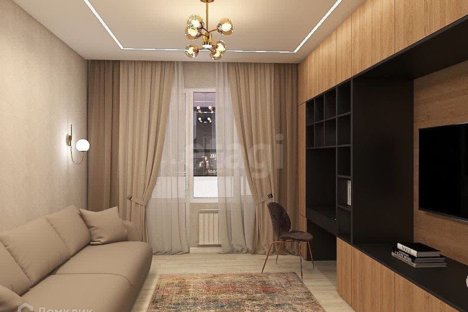 Продаётся 2-комнатная квартира, 55.4 м²