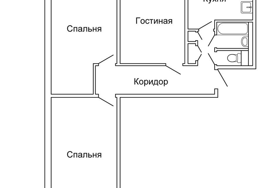 Планировка 3 комнатной квартиры 77 серии фото 9