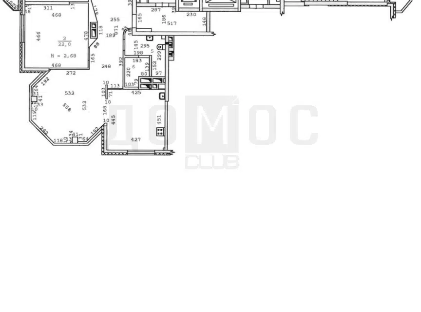Продаётся 3-комнатная квартира, 136 м²