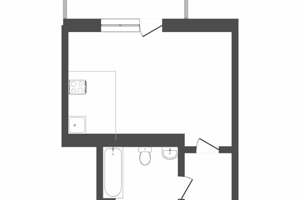 Продаётся студия, 28.7 м²