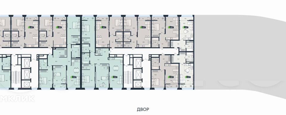 Продаётся 3-комнатная квартира, 116.8 м²