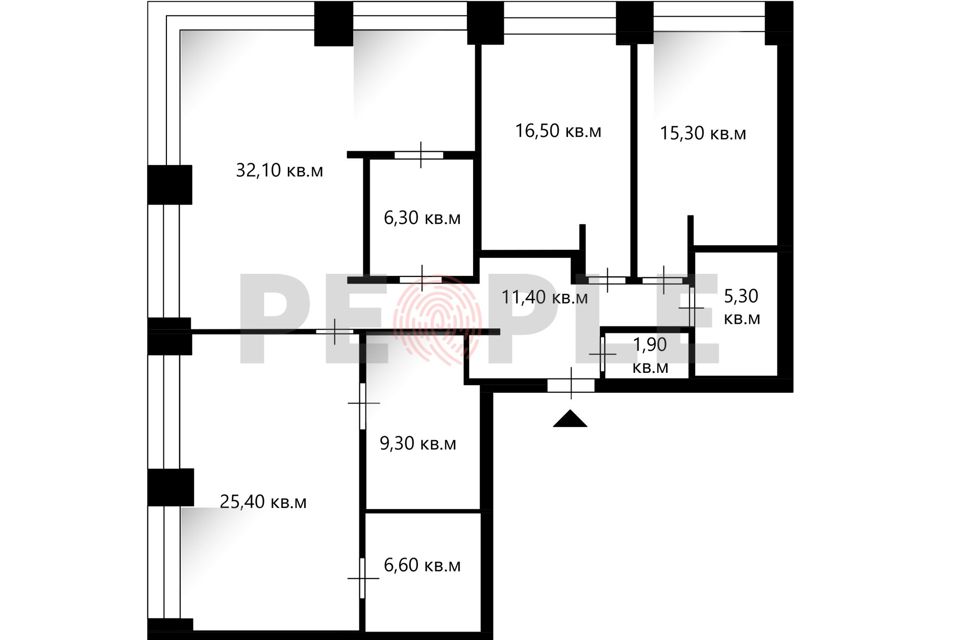 Продаётся 4-комнатная квартира, 130.1 м²