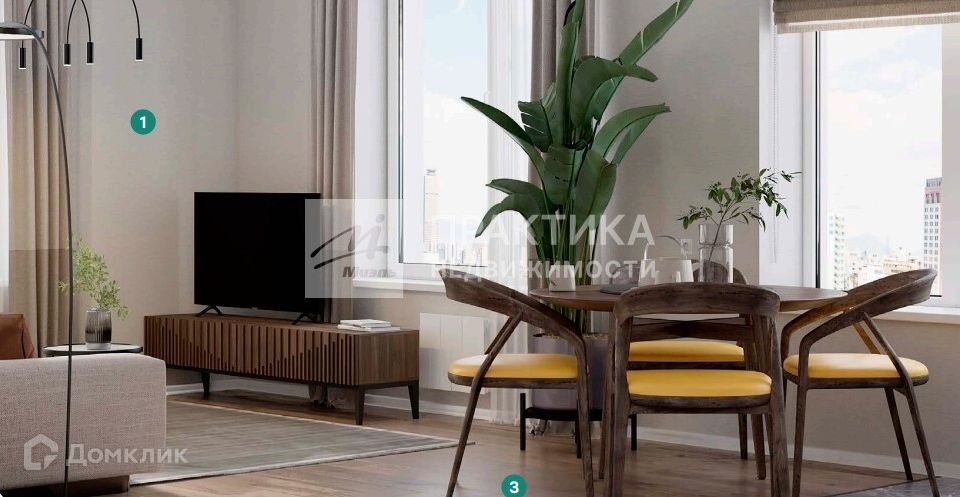 Продаётся 1-комнатная квартира, 37.5 м²