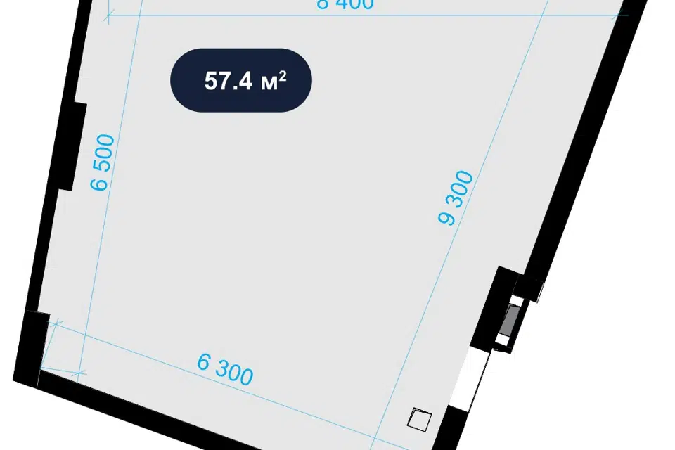 Продаётся помещение своб. назначения, 57.4 м²