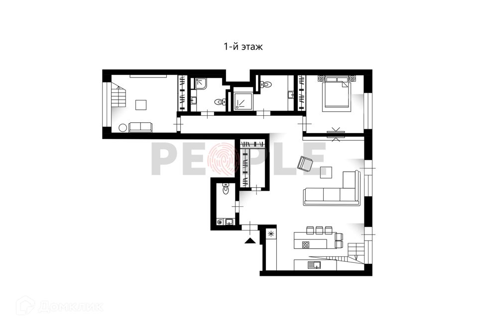 Продаётся 4-комнатная квартира, 160 м²