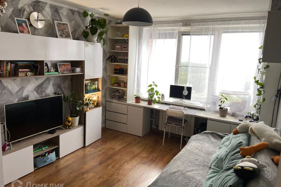 Продаётся 1-комнатная квартира, 40.7 м²