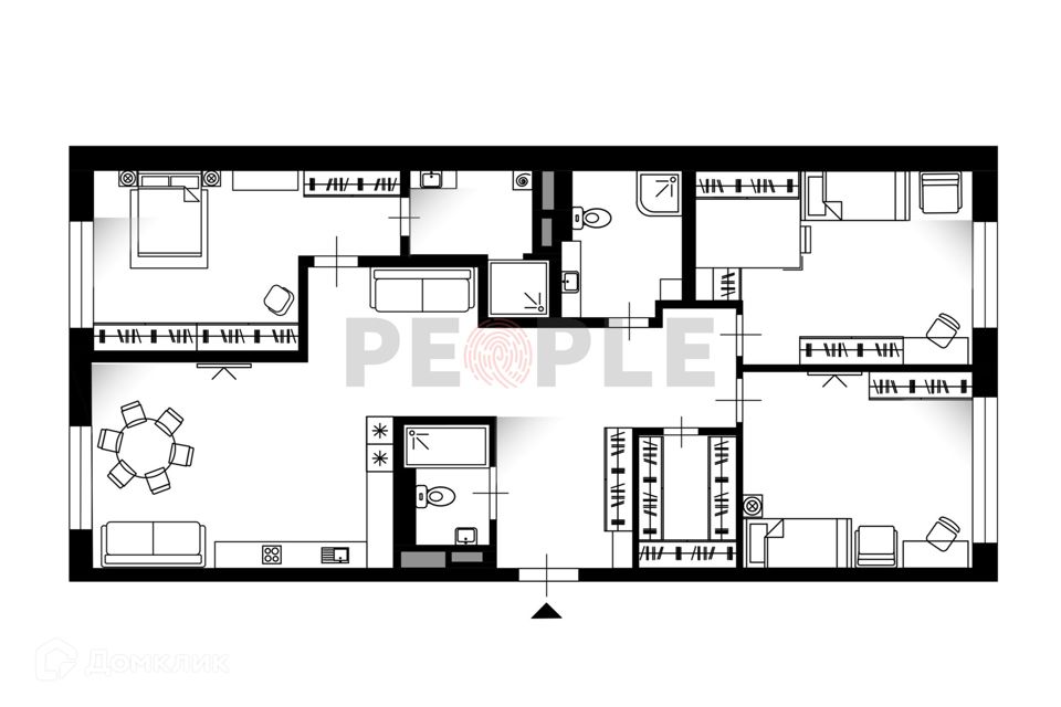 Продаётся 4-комнатная квартира, 107 м²