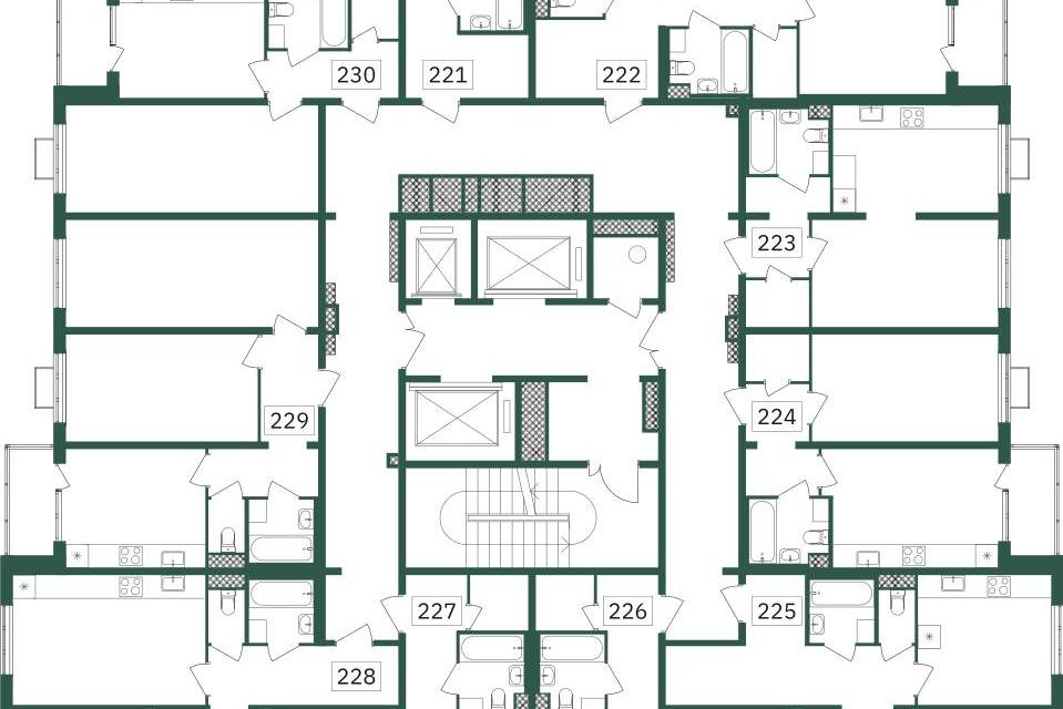 Продаётся 1-комнатная квартира, 41.7 м²