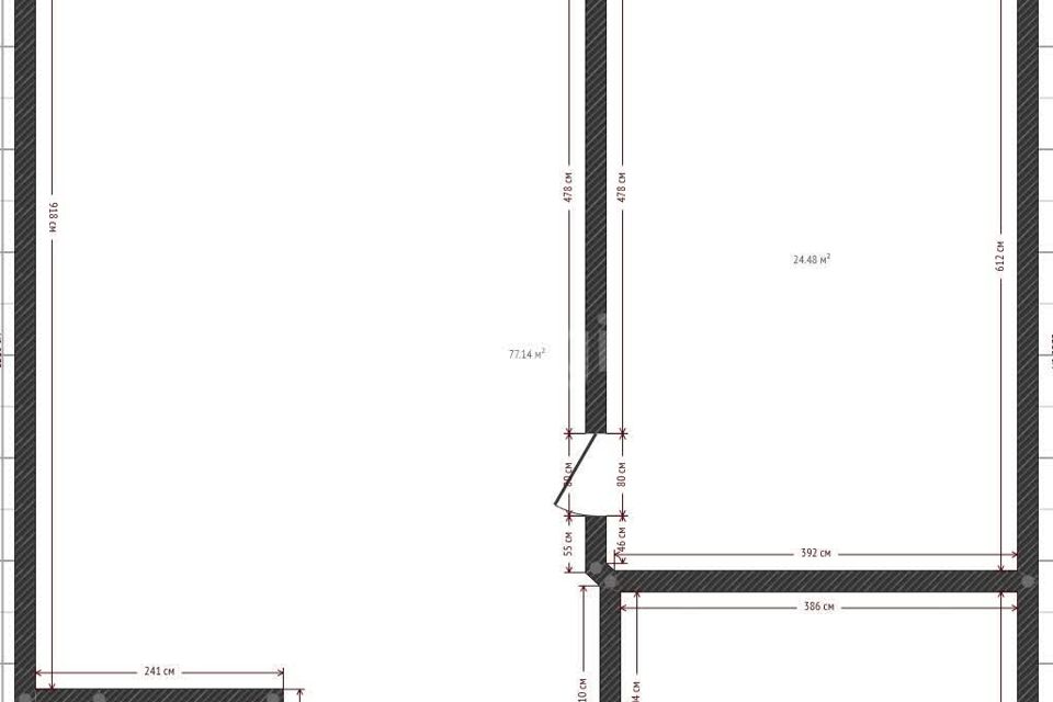 Продаётся 2-комнатная квартира, 47.1 м²