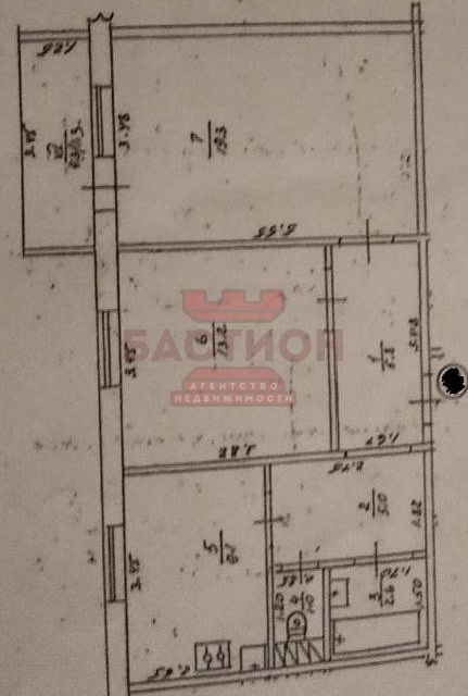 Продаётся 2-комнатная квартира, 51.3 м²