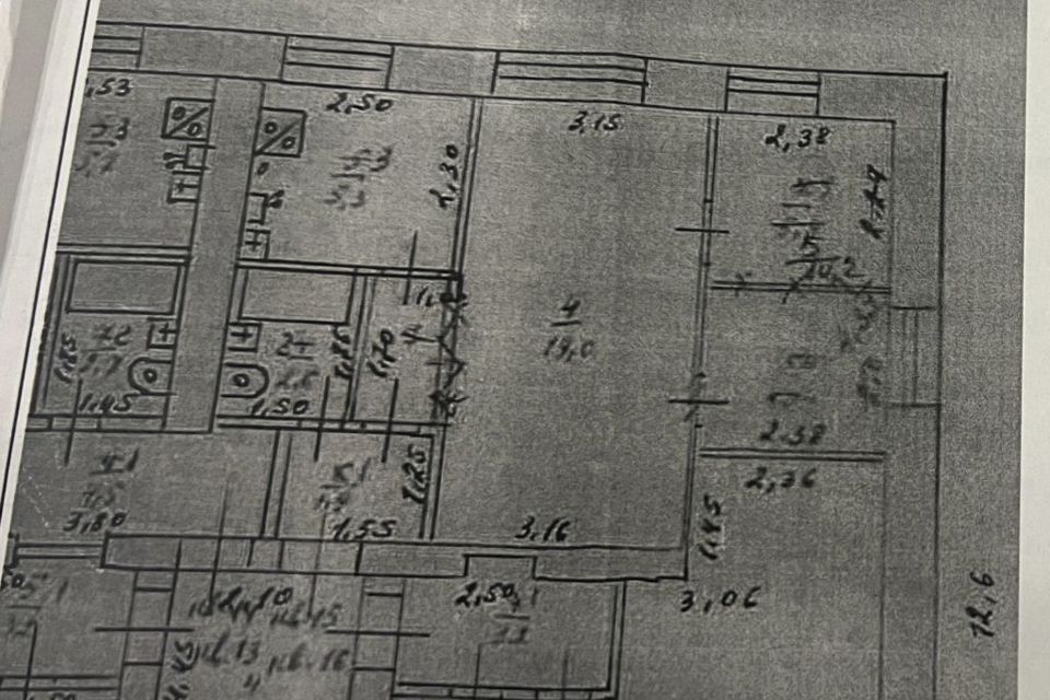 Продаётся 2-комнатная квартира, 39 м²
