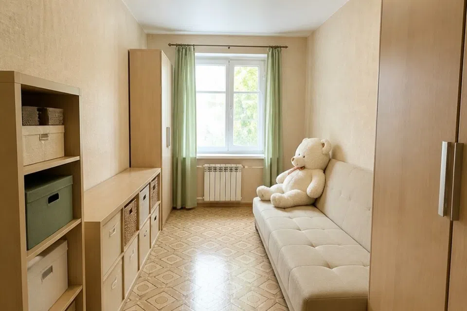Продаётся 3-комнатная квартира, 56.4 м²