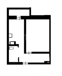 Продаётся 1-комнатная квартира, 35.4 м²