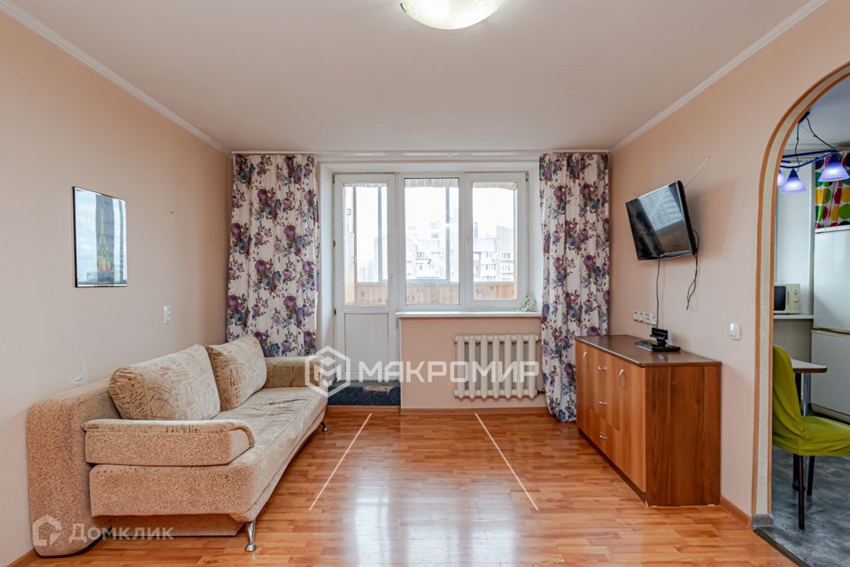 Продаётся 1-комнатная квартира, 39.3 м²