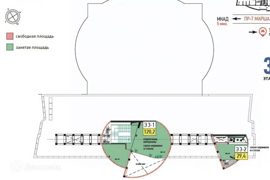 Продаётся помещение своб. назначения, 2604.2 м²
