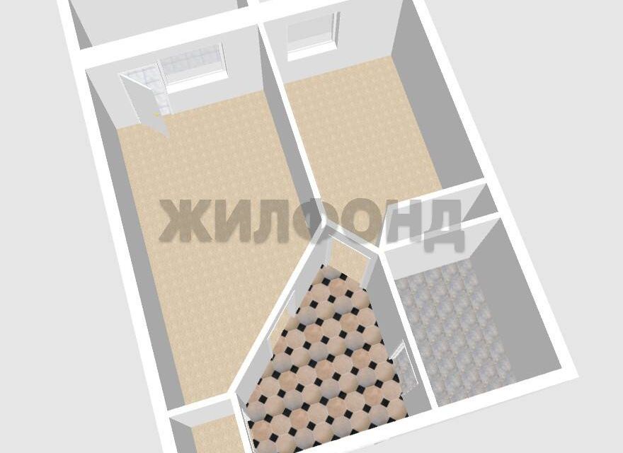 Продаётся 1-комнатная квартира, 38.5 м²