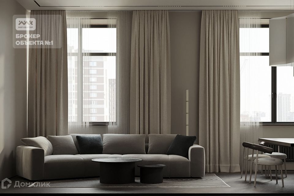 Продаётся 3-комнатная квартира, 81.8 м²