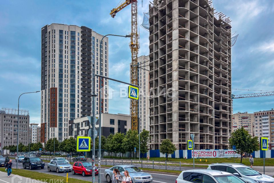 Продаётся 1-комнатная квартира, 46.59 м²
