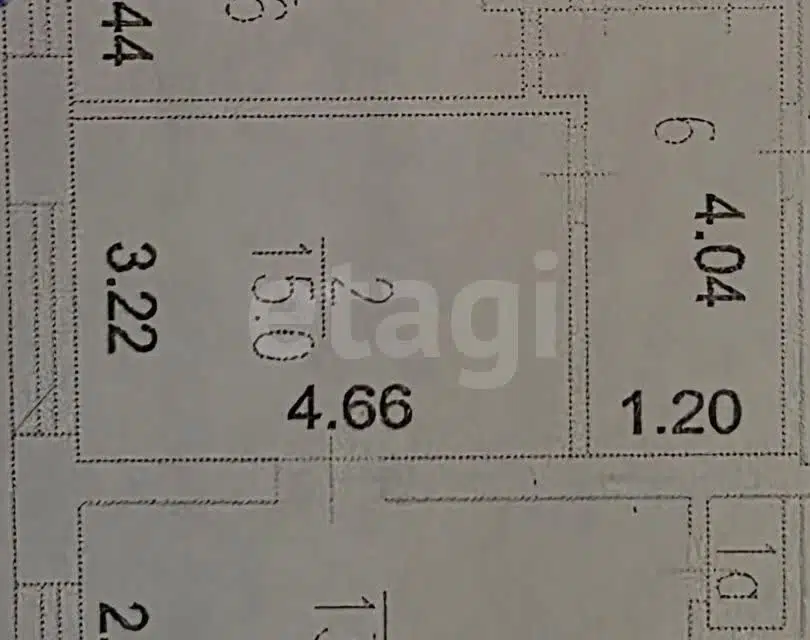 Продаётся 2-комнатная квартира, 46.7 м²