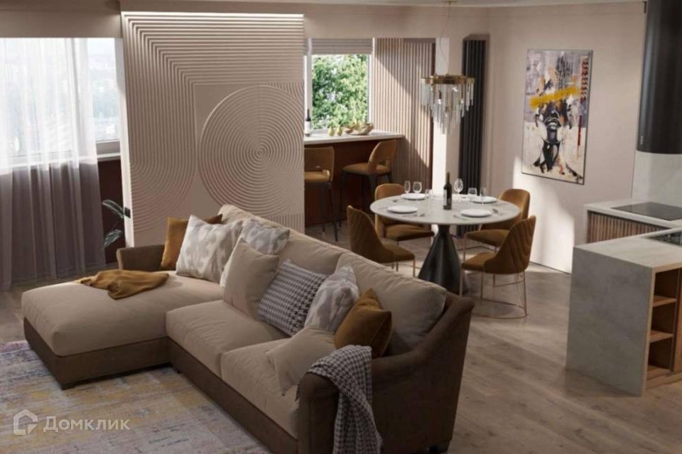 Продаётся 1-комнатная квартира, 65 м²