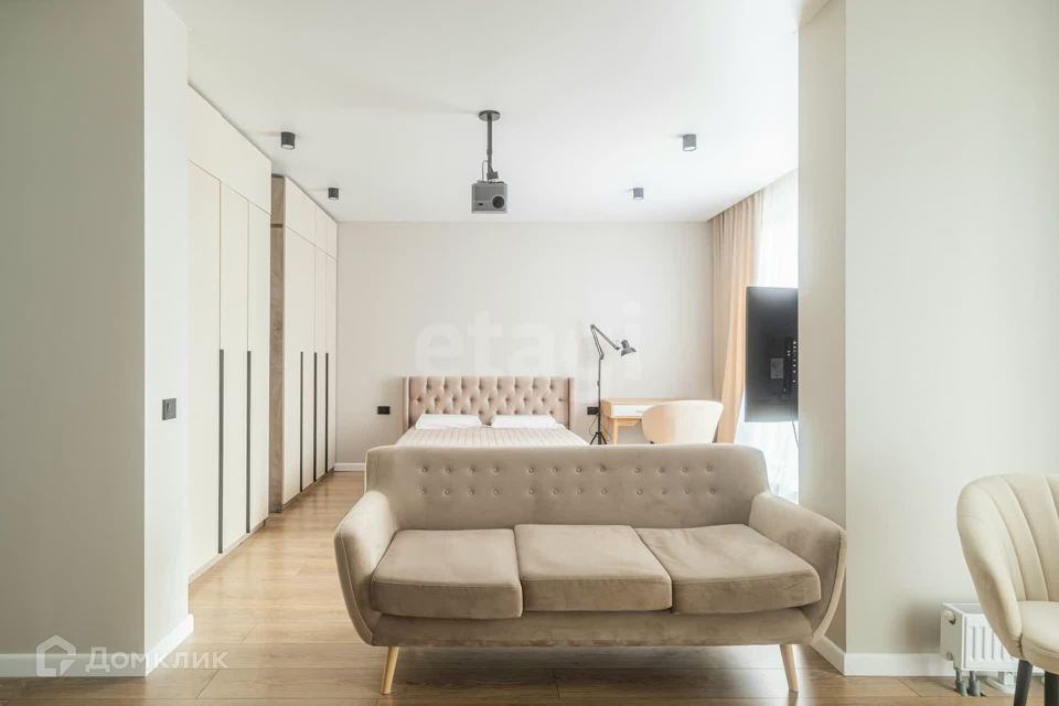 Продаётся 1-комнатная квартира, 45.7 м²