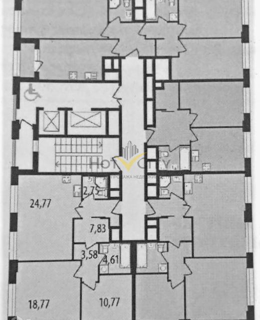 Продаётся 3-комнатная квартира, 80.3 м²