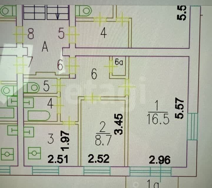 Продаётся 2-комнатная квартира, 41 м²