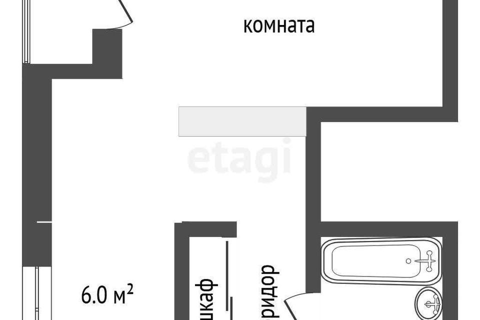 Продаётся студия, 23.5 м²