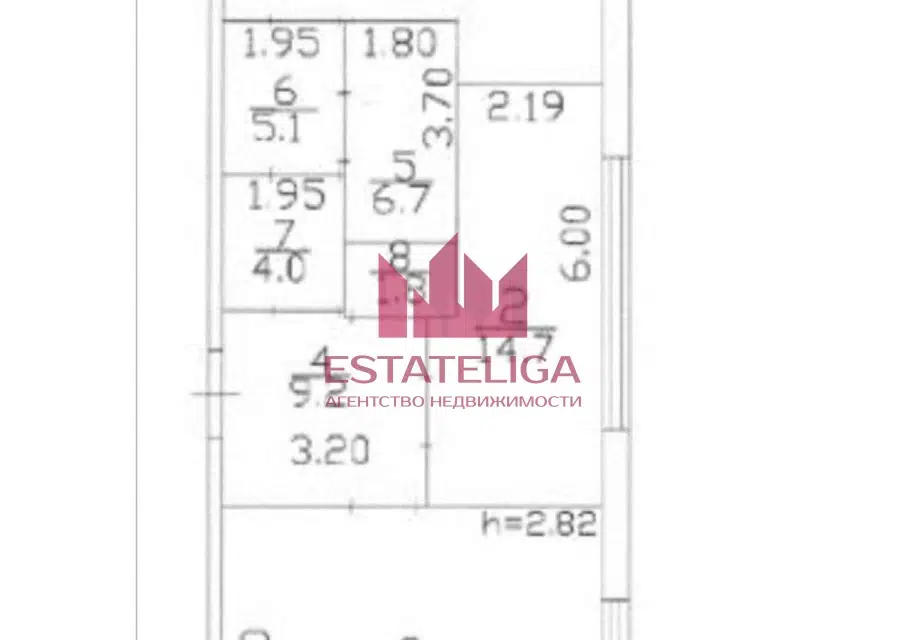 Продаётся 3-комнатная квартира, 104.2 м²