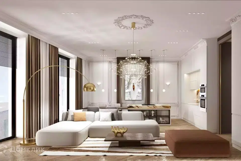 Продаётся 3-комнатная квартира, 125 м²