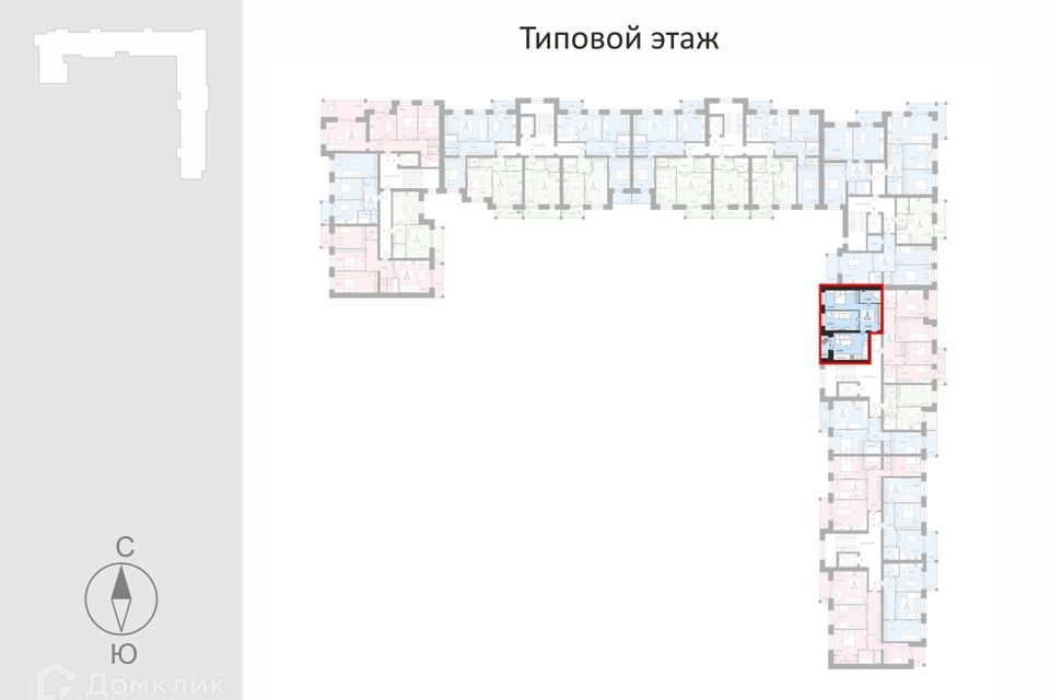 Продаётся 2-комнатная квартира, 66.6 м²