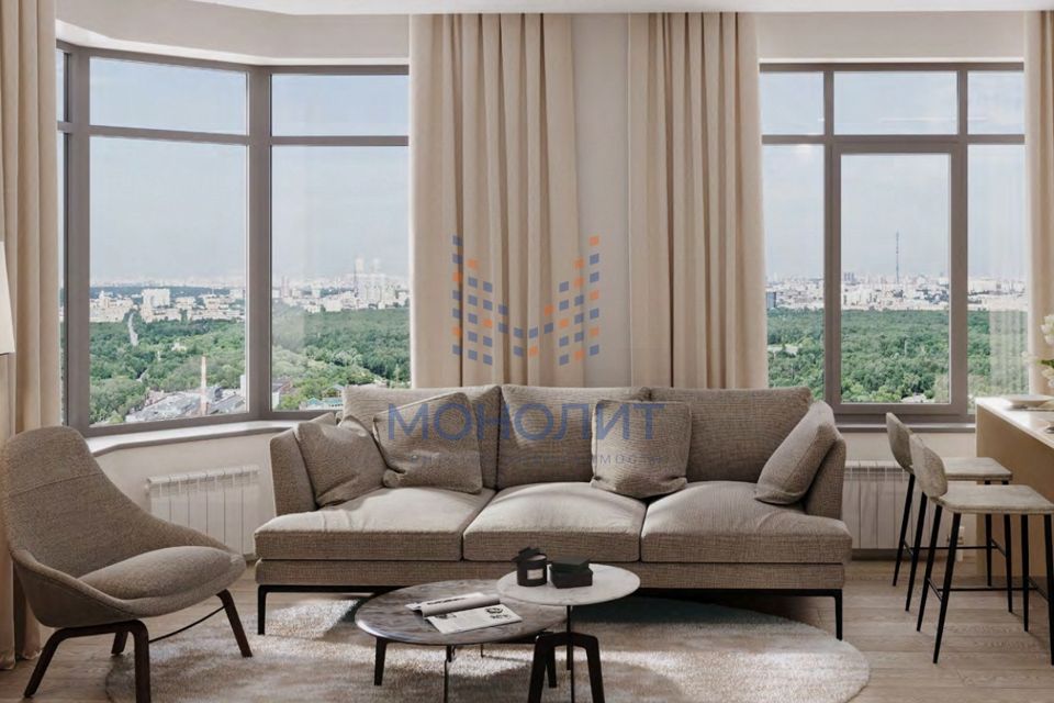 Продаётся 1-комнатная квартира, 93.8 м²