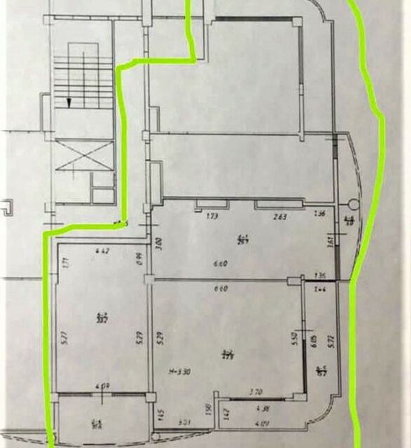 Продаётся 3-комнатная квартира, 191 м²