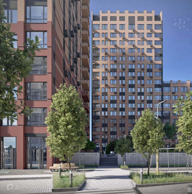 Продаётся 1-комнатная квартира, 40.44 м²