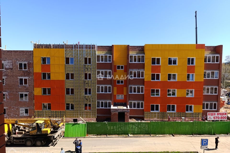 Продаётся 2-комнатная квартира, 57.53 м²