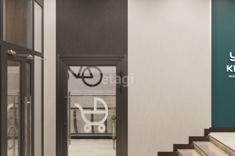Продаётся 1-комнатная квартира, 44.95 м²