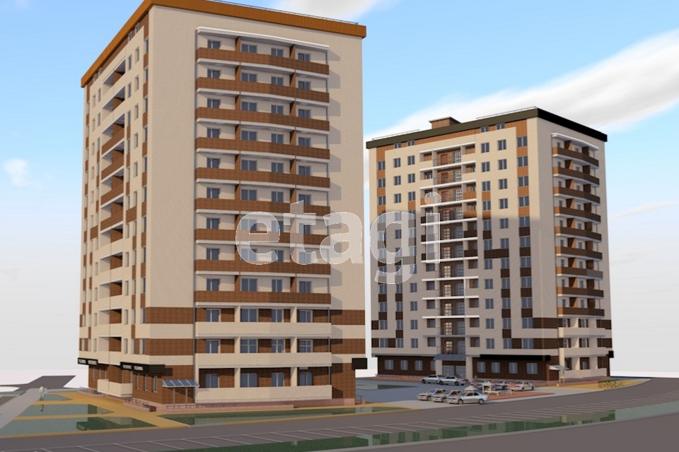 Продаётся 2-комнатная квартира, 52.6 м²