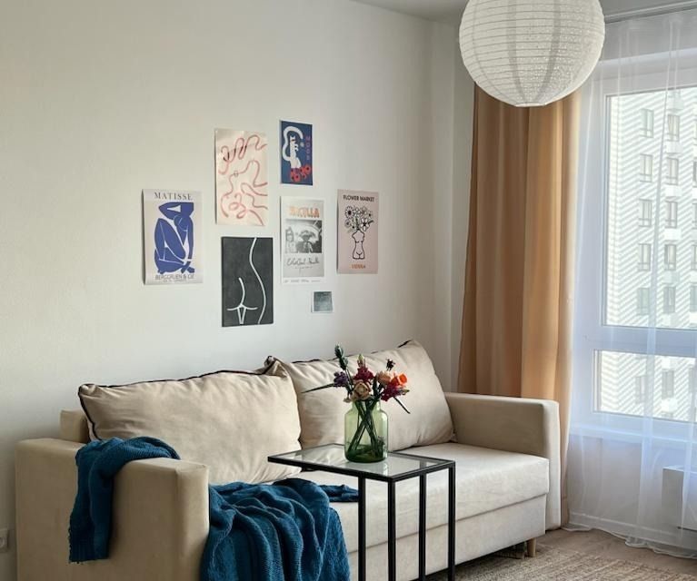 Сдаётся 1-комнатная квартира, 39.6 м²
