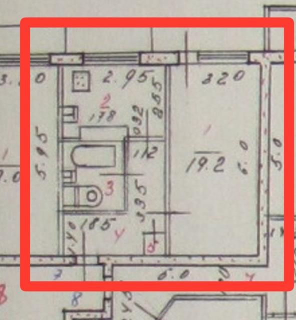 Продаётся 1-комнатная квартира, 36 м²